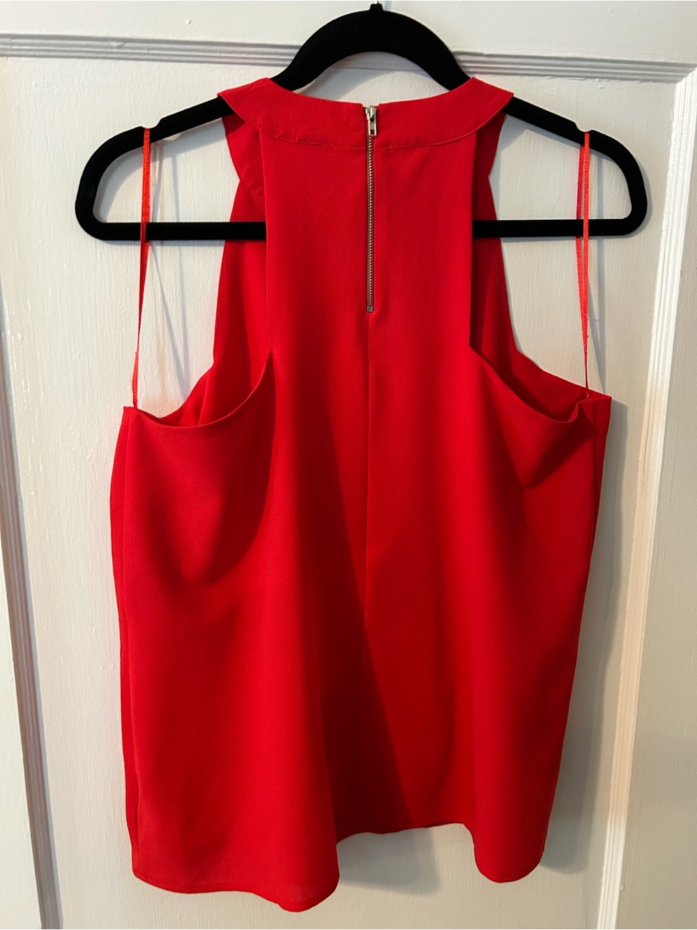 Paper Crane Bright Red Sleeveless Tank Top - Picture 6 of 6